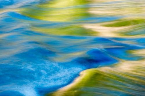 Abstract;Abstraction;Blue;Gold;Line;Little River Canyon National Preserve;Mirror;Pattern;Reflection;Reflections;Ripple;Shape;Water;Yellow